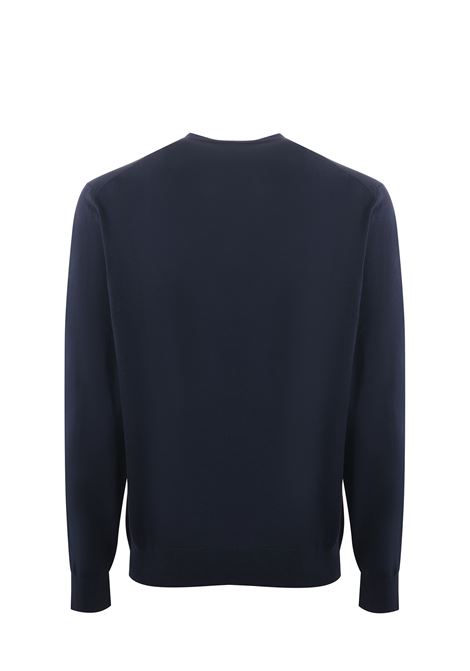Maglione Paolo Pecora in Filato di Cotone - Blu Scuro PAOLO PECORA | Maglieria | A001 F1006685